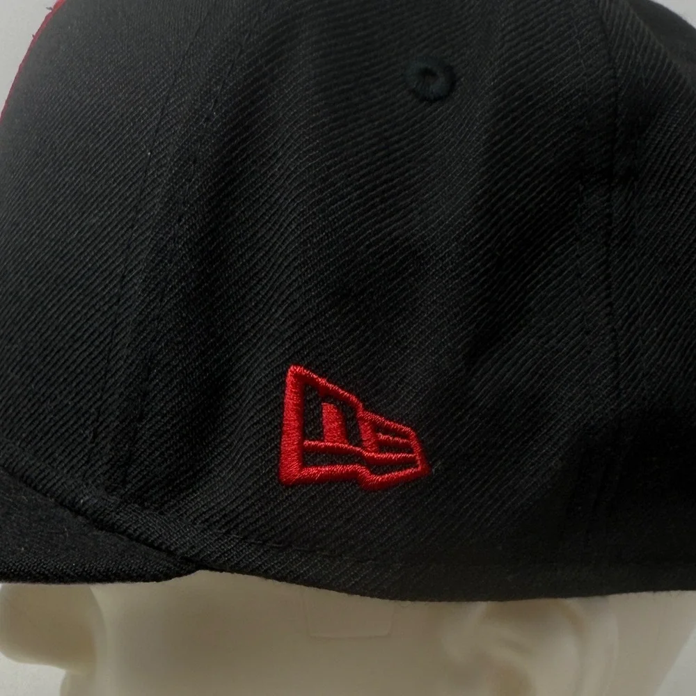 Phoenix Rising FC Baseball Hat New Era Snap Back Flat Brim 100% Wool OS EXC‎